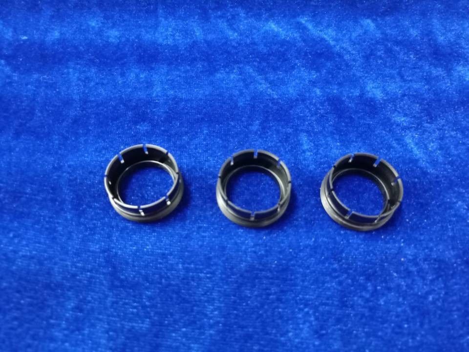 Zwarte Glijdende de Kokerpakking Ring Washer Seal van POM Acetal Copolymer Baffle Ring
