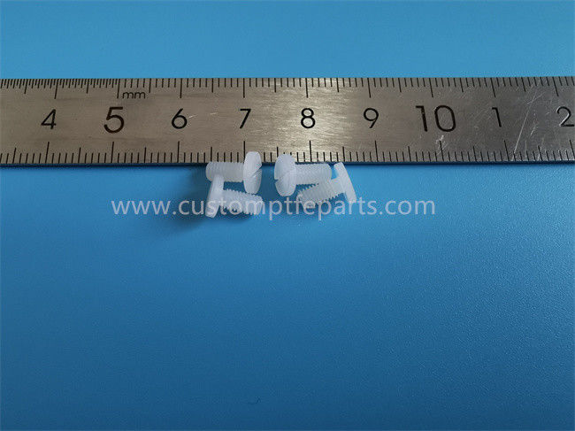 ISO9001 nylon Machinaal bewerkte Delen, Ongevulde Witte Nylon Schroeven