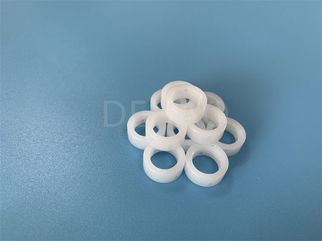 Witte POM Acetal Plastic Ring Washer-de Machinedelen van de Voedselverwerking